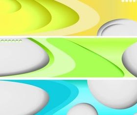 Creative Bright Banners art vector