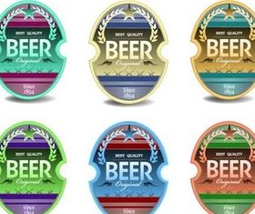 Drinks Labels and Stickers art vector