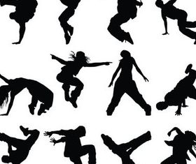 Modern Dancers free vectors