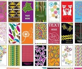 Color Cards graphic vector