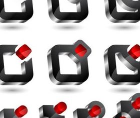 Creative 3D Logotypes art vectors graphics