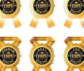 Top Quality Labels vector