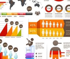 Stylish Infographics Elements art vector