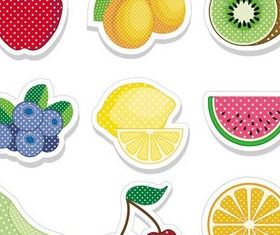 Fruits graphic design vectors