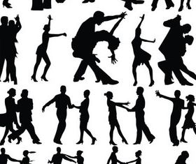 Dancing Couples vectors graphics
