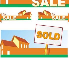 Home Sale Banners art vector