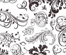 Swirl Floral graphic vector graphics