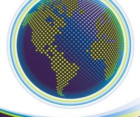 Earth Backgrounds vector material