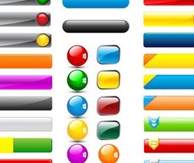 Color Web Elements art vector