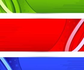 Shiny Colorful Banners art vector design