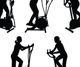 Training in gym vector graphics