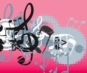 Music Layout vector