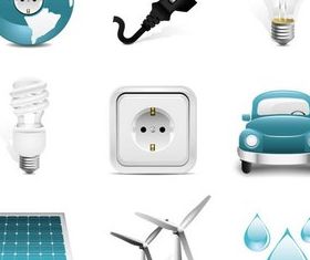 Different Computer Icons art vector