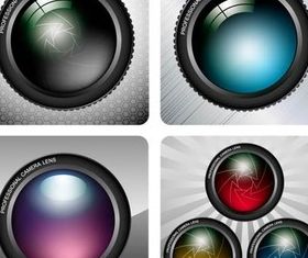 Optical Icons graphic vector