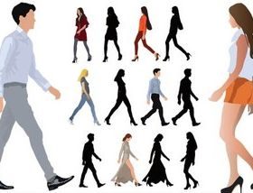 Different Young People art vectors