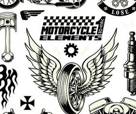 Motorcycle Symbols art vector
