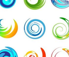 Abstract Logotypes free vector design