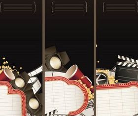Color CinemBanners art vectors graphics