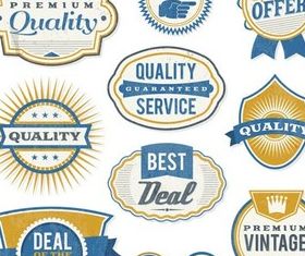 Badgets graphic vector