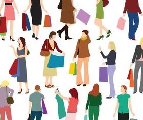 Shopping graphic vector