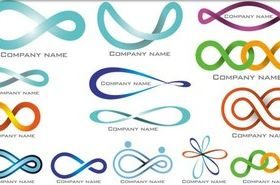 Company Shiny Logo vector design