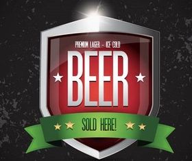 Beer Backgrounds vectors graphic