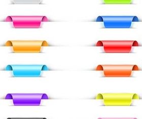 Ribbons and Tags vector
