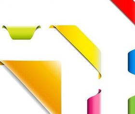 Shiny Colorful Tags art vectors