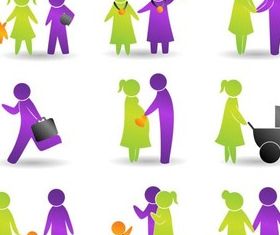 Family Logotypes vectors graphic