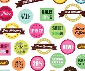 Sale Elements vector