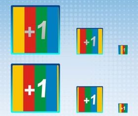 Google Plus One Graphics Illustration vector
