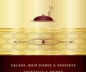 Color Menu Backgrounds vector