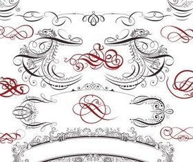 Ornament Elements art Illustration vector