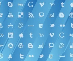 Social MediPattern vector