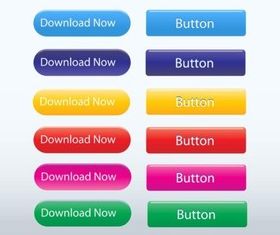 Vector web buttons creative design set 01 free download