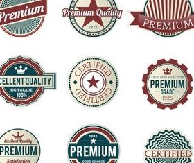 Labels free design vector