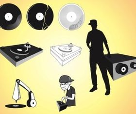 Music DJ vector