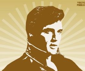 Elvis Presley vector graphics