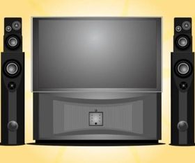 Home Entertainment System vector
