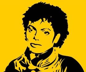 Michael Jackson Portrait vector graphics