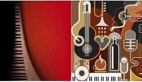 Music Backgrounds vectors graphics