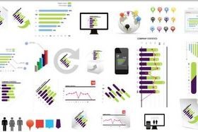 Different Business Elements design vectors