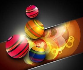 Shiny Backgrounds set vector