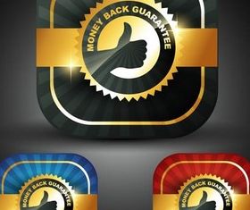 Luxury Guarantee Labels art vector