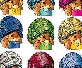 Cute Turtles free vector graphics