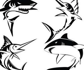 Fish Elements free vector