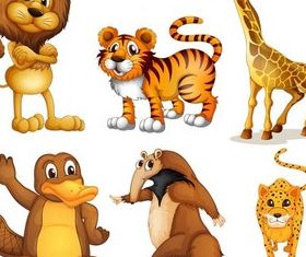 Cute Animals free vector
