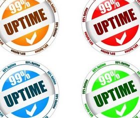 Web Hosting Elements vector