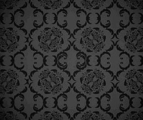 Damask Backgrounds vector set