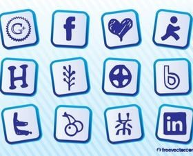 Social MediGraphics Pack vectors graphic